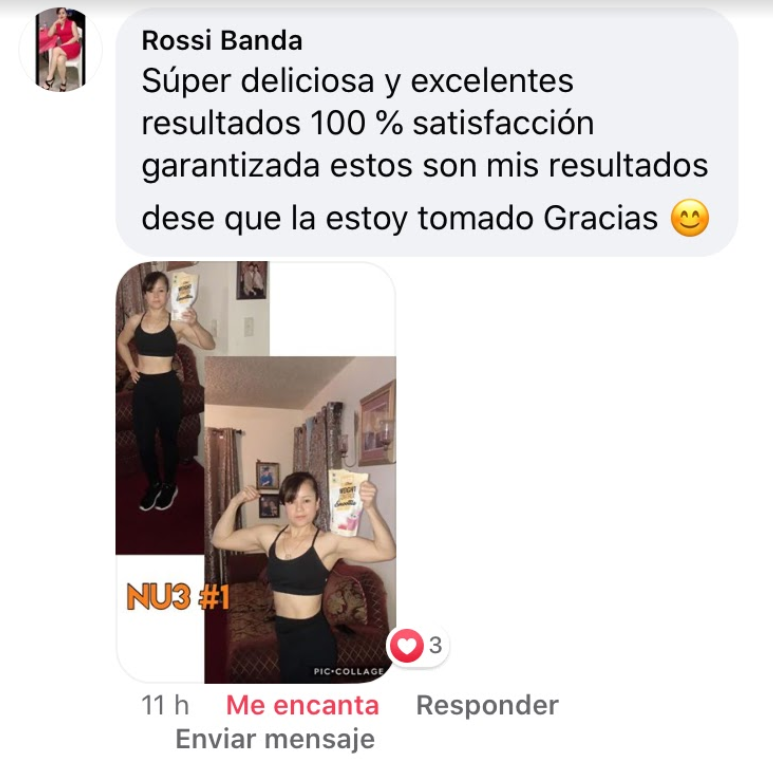 Testimonio NU3 22 Libras Menos